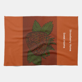Strawberry Home Sweet Home Kitchen Towel Kökshandduk