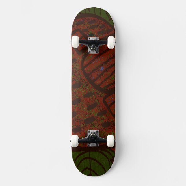 Strawberry Home Sweet Home Skateboard (Framsida)