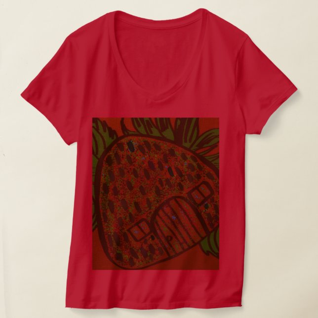 Strawberry Home Sweet Home  T Shirt (Laydown)