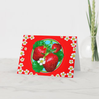STRAWBERRY JOY CARD KORT