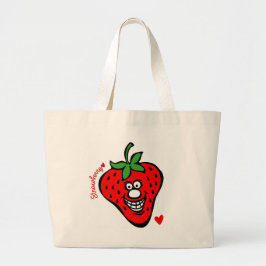 Strawberry *Jumbo Tote Jumbo Tygkasse
