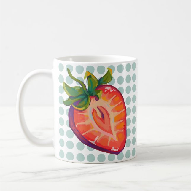 Strawberry  kaffemugg (Vänster)