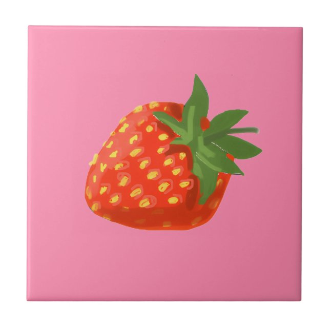 Strawberry Kakelplatta (Framsidan)