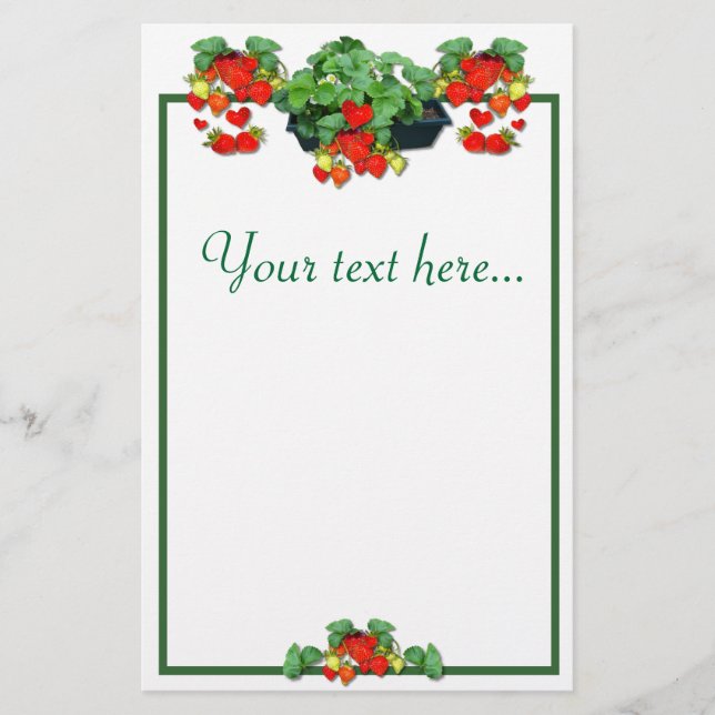 STRAWBERRY KÄRLEK - stationär # 2 (Framsida)