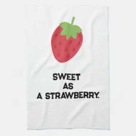 Strawberry Kitchen Towel | Cute Fruit-Themed Kökshandduk