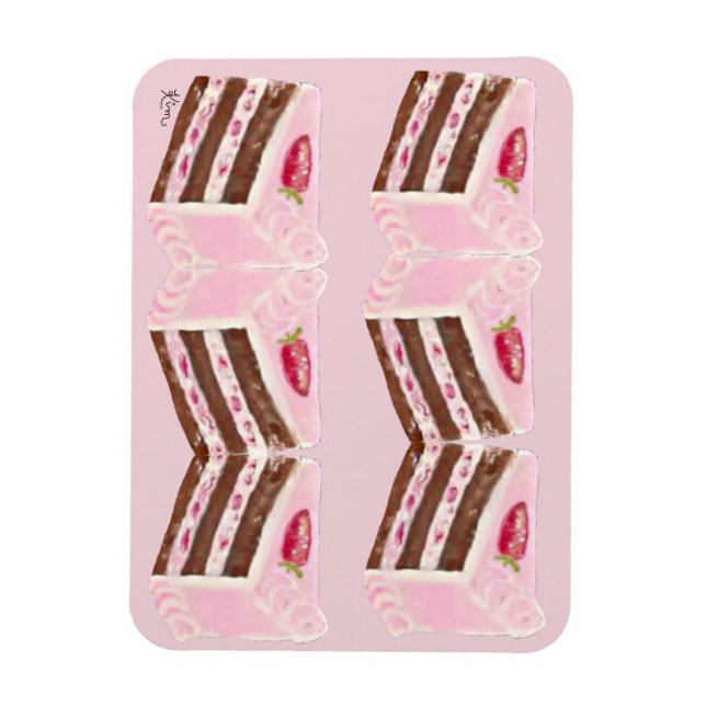 ~Strawberry Lagrar Cake~ Magnet (Vertikal)
