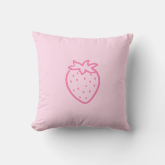 Strawberry light pink kudde