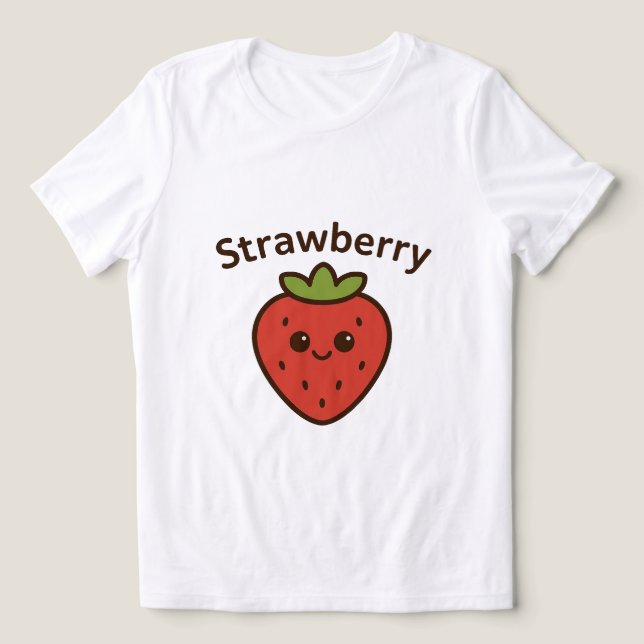 Strawberry Luxe Tee (Design Framsida)
