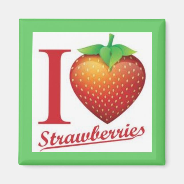 STRAWBERRY MAGNET BY BEVERVERLY (Framsidan)