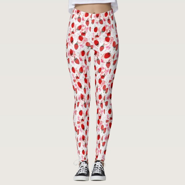 Strawberry Måne Dreams Leggings (Framsida)