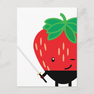 Strawberry-Ninja Vykort