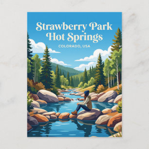 Strawberry Park Hot Springs USA Vykort