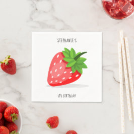 Strawberry Patch Napkins Pappersservett