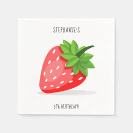 Strawberry Patch Napkins Pappersservett