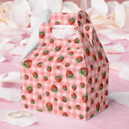 Strawberry Pattern Presentaskar
