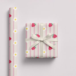 Strawberry PatternWrapping Paper Presentpapper