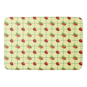 STRAWBERRY PLAID BADRUMSMATTA
