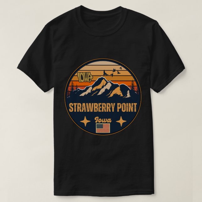 Strawberry Point, Iowa T Shirt (Design framsida)