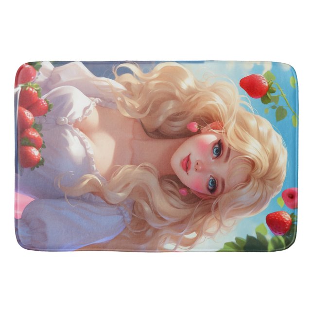 Strawberry princess badrumsmatta (Framsidan)