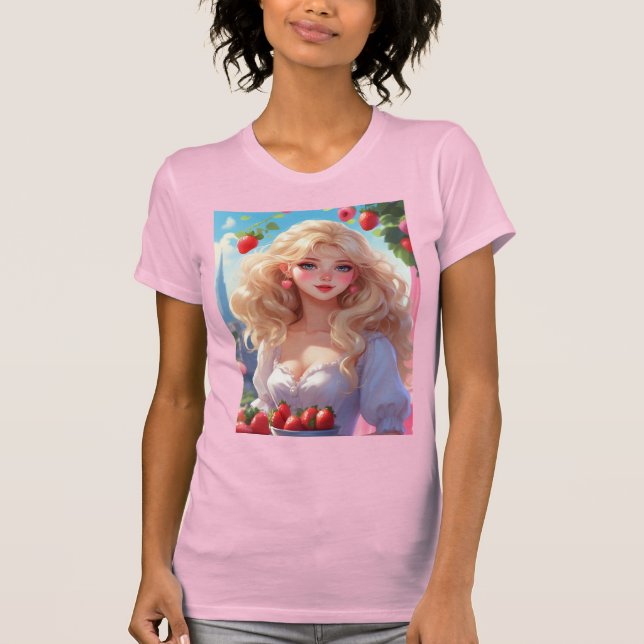 Strawberry princess t shirt (Framsida)
