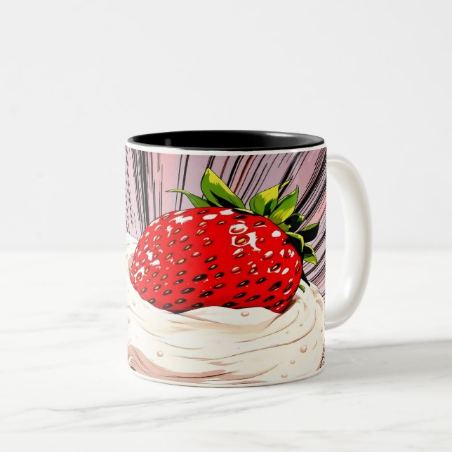 Strawberry Shortcake Nostalgia Två-Tonad Mugg (Framsida höger)