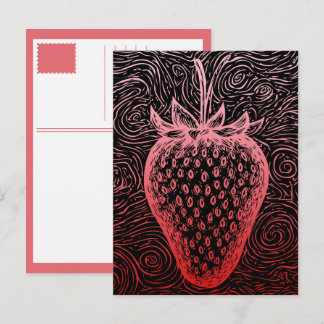 strawberry swirls helg vykort