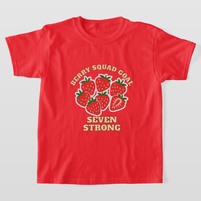 strawberry t shirt (Laydown)