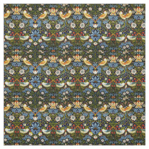 Strawberry Thief av William Morris Fabric Tyg