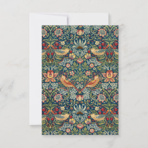 Strawberry Thief av William Morris Tack Kort