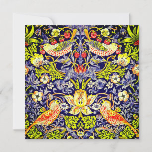 Strawberry Thief Birds William Morris Inbjudningar