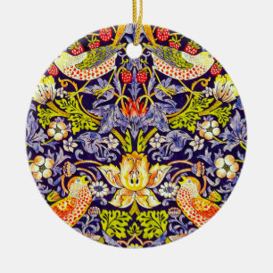 Strawberry Thief Birds William Morris Julgransprydnad Keramik