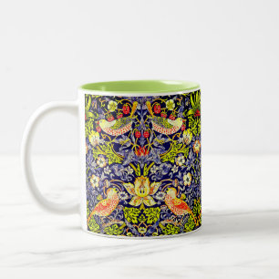 Strawberry Thief Birds William Morris Två-Tonad Mugg