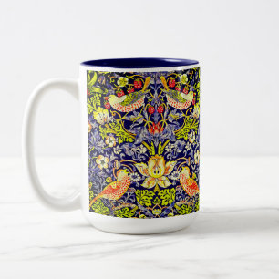 Strawberry Thief Birds William Morris Två-Tonad Mugg