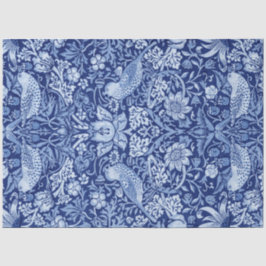 Strawberry Thief Blue Monotone, William Morris