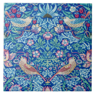 Strawberry Thief Blue, William Morris Kakelplatta