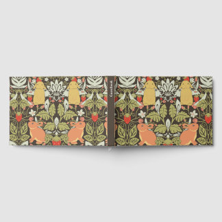 Strawberry thief Bunnies pattern Gästböcker