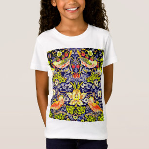 Strawberry Thief Fåglar William Morris T Shirt