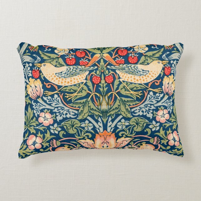 Strawberry Thief ,Famous Painting Prydnadskudde (Framsidan)