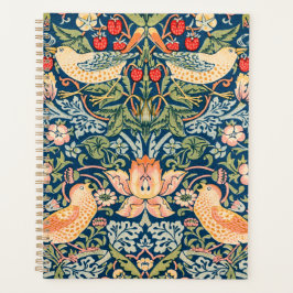 Strawberry Thief William Morris Colorful Planner