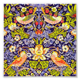 Strawberry Thief William Morris Fototryck