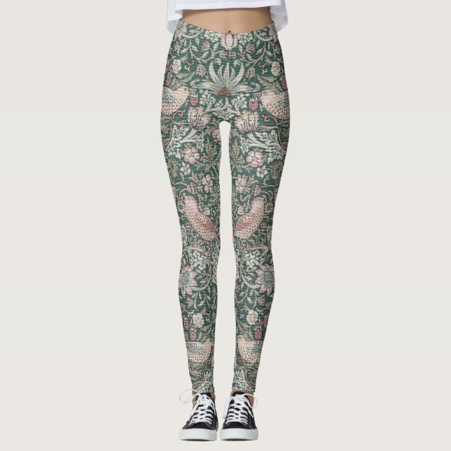 Strawberry Thief, William Morris Leggings (Framsida)
