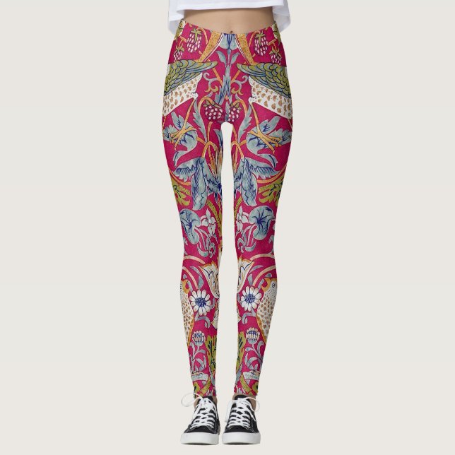 Strawberry Thief, William Morris Leggings (Framsida)