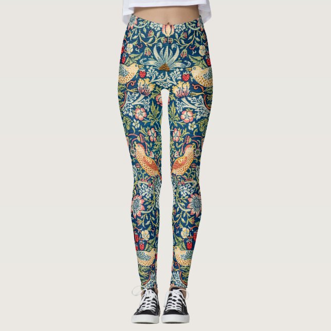 Strawberry Thief, William Morris Leggings (Framsida)