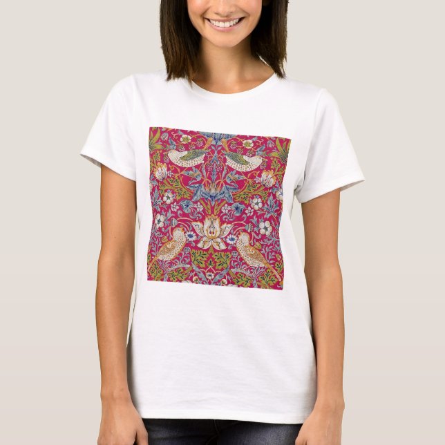 Strawberry Thief, William Morris T Shirt (Framsida)