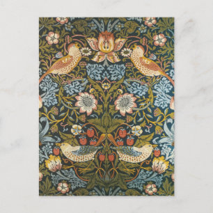 Strawberry Thieves av William Morris, Vintage Art Vykort