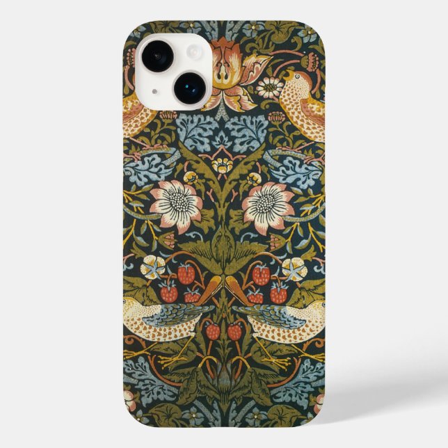 Strawberry Thieves William Morris Antique Mönster (Baksida)