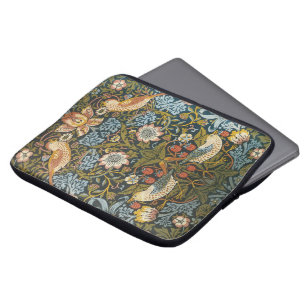 Strawberry Thieves William Morris Antique Mönster Laptop Fodral
