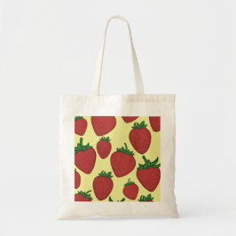 Strawberry Tote Bag Tygkasse