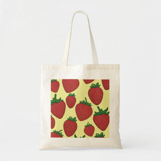 Strawberry Tote Bag Tygkasse