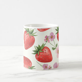 Strawberry Watercolor Mug Kaffemugg